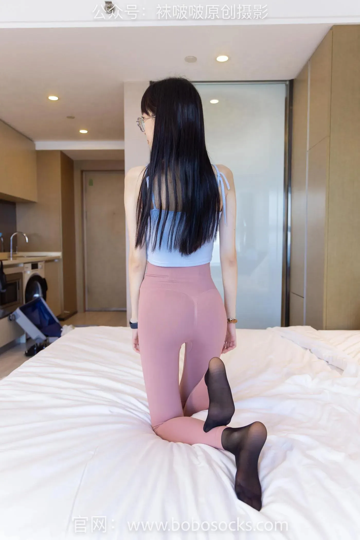 [BoBoSocks袜啵啵]NO.140 稚予-高跟鞋、瑜伽裤裤里丝、肉丝、黑丝 [139P]插图5